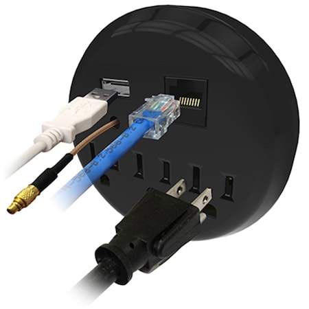 Dendesigns 11015 1.7 x 7 x 10.25 in. Safe Power Outlet Kit DE2671546